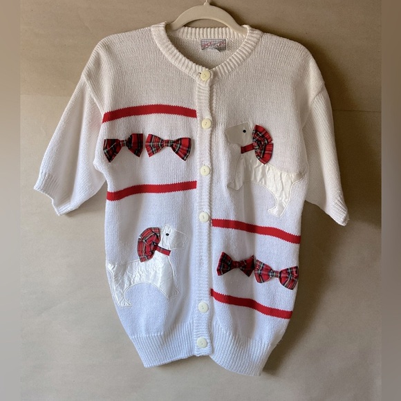 Spice Of Life Sweaters - Spice of Life cardigan. White. Ramie cotton. Size L.